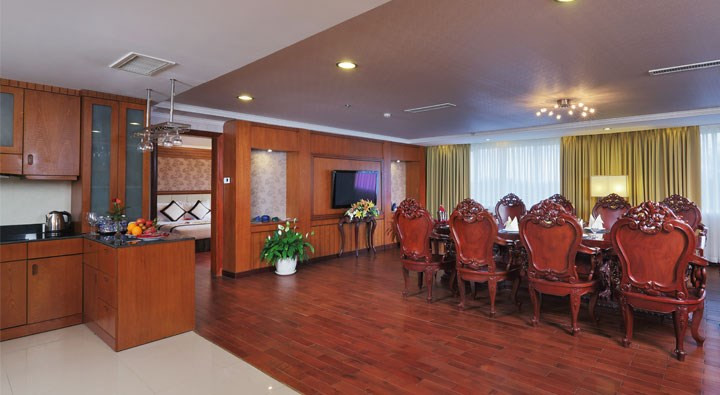 Phòng ngủ Park Diamond Suite Khách sạn Park Diamond Phan Thiết