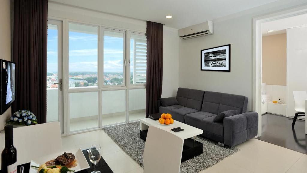 Phòng tắm đầy đủ tiện nghi tại khách sạn Becamex Thành phố Mới Bình Dương