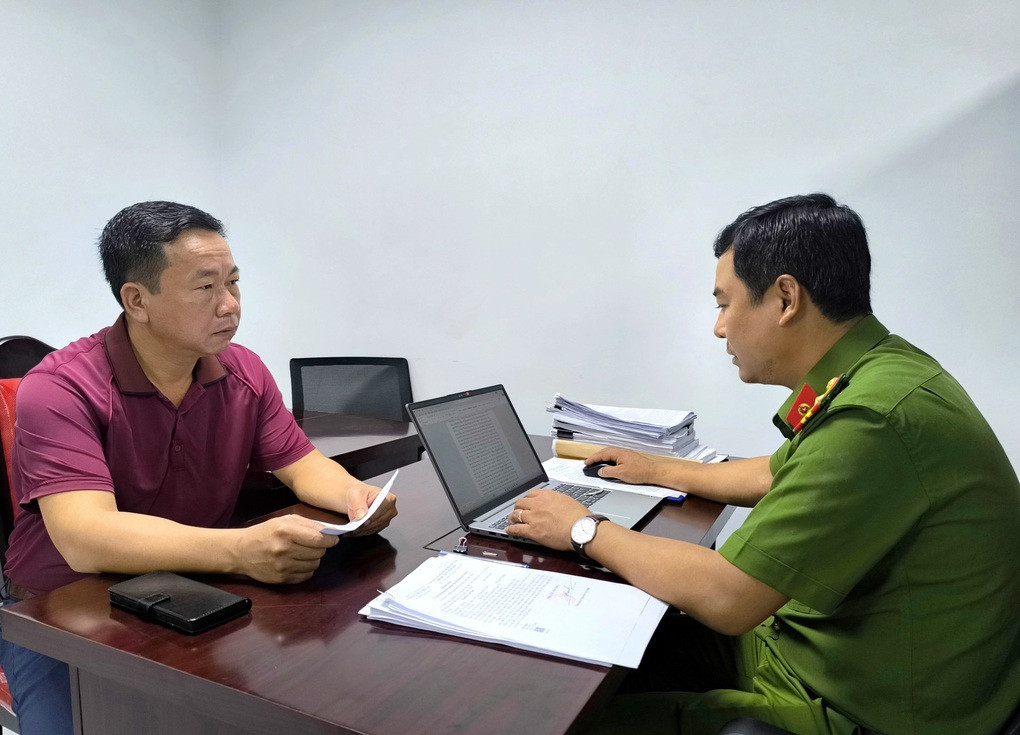 Nguyễn Văn San, Giám đốc Công ty Đại Kim, làm việc với cơ quan công an trong vụ án liên quan đến CÔNG TY TNHH ĐẦU TƯ XÂY DỰNG THỊNH PHÁT