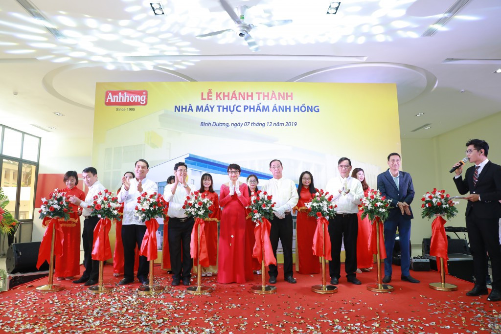 Quang cảnh lễ khánh thành nhà máy CÔNG TY TNHH THỰC PHẨM ÁNH HỒNG tại KCN VSIP1 Bình Dương