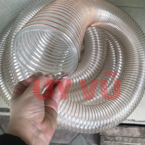 Ống hút bụi PU lõi đồng phi 125, một sản phẩm của CÔNG TY TNHH SẢN XUẤT VŨ UY