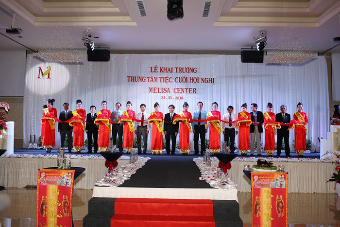 Quang cảnh lễ khai trương allintitle:Trung tâm tiệc cưới hội nghị Melisa Center hoành tráng với đông đảo khách mời