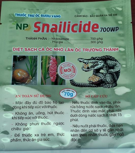 Sản phẩm SNAILICIDE 700WP từ CÔNG TY TNHH NÔNG NGHIỆP XANH VÀ XANH