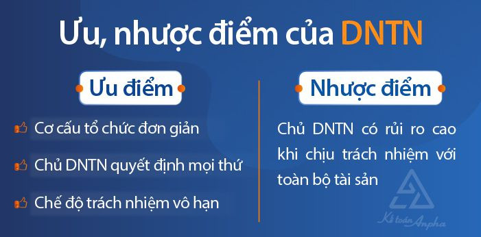 Ưu điểm của doanh nghiệp tư nhân