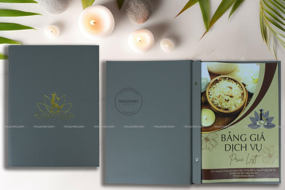 Menu spa mẫu 20
