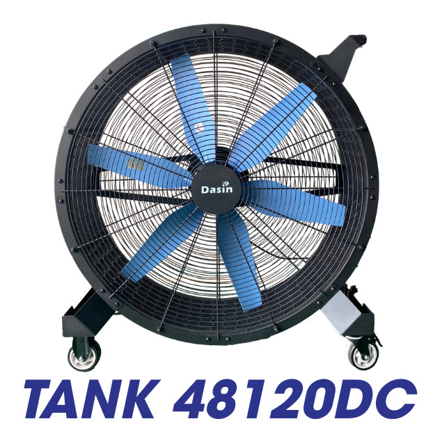 Quạt sàn TANK 48120 DC, công suất 340W, lưu lượng 32.340 m³/h