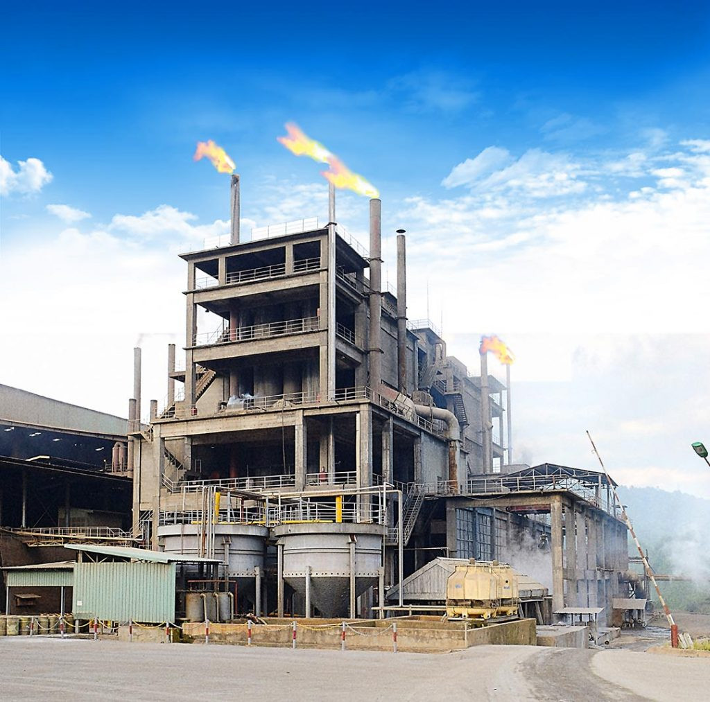 Nhà máy Phốt pho vàng của Công ty Hóa chất Đức Giang Lào Cai với quy mô lớn, công nghệ hiện đại, sản xuất 40.000 tấn/năm