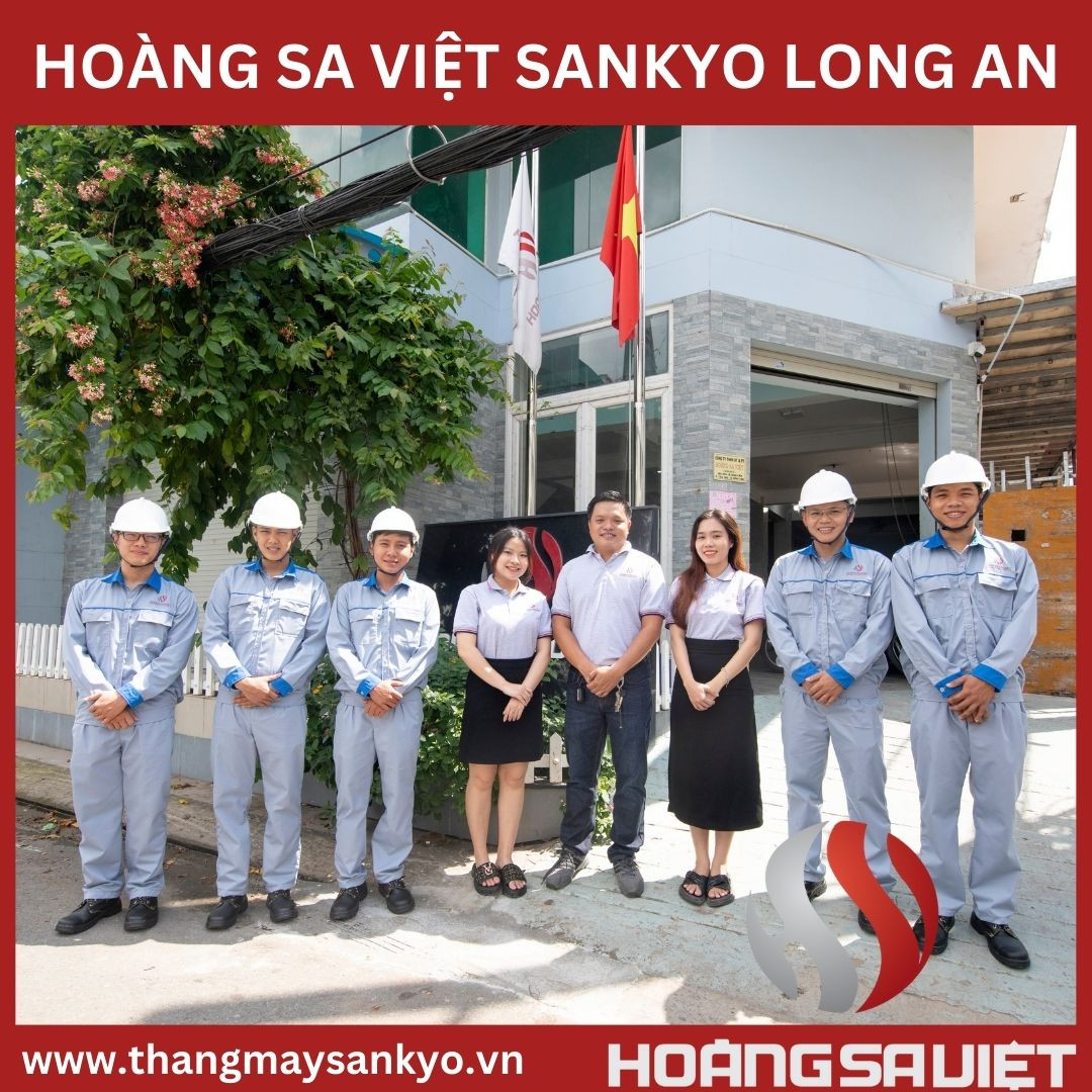Văn phòng thang máy Hoàng Sa Việt Sankyo Tại Long An, một ví dụ về việc mở rộng địa bàn hoạt động của các công ty thang máy