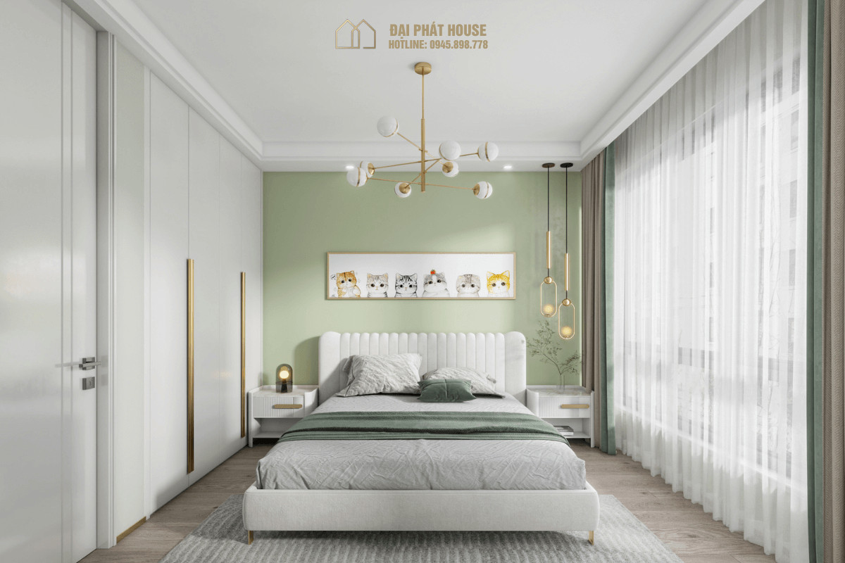 Thiết kế nội thất phòng ngủ khách sạn phong cách Scandinavian
