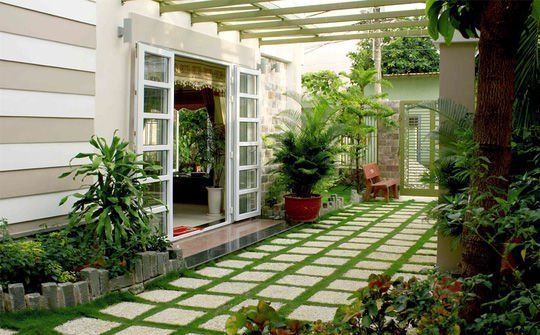 Cây xanh trang trí vườn hoa nhỏ đẹp