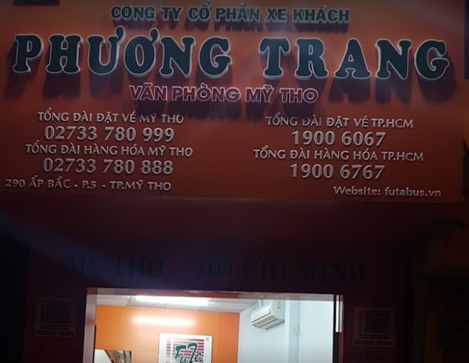 Văn phòng Nhà Xe Phương Trang Mỹ Tho tại 290 Ấp Bắc, Tiền Giang