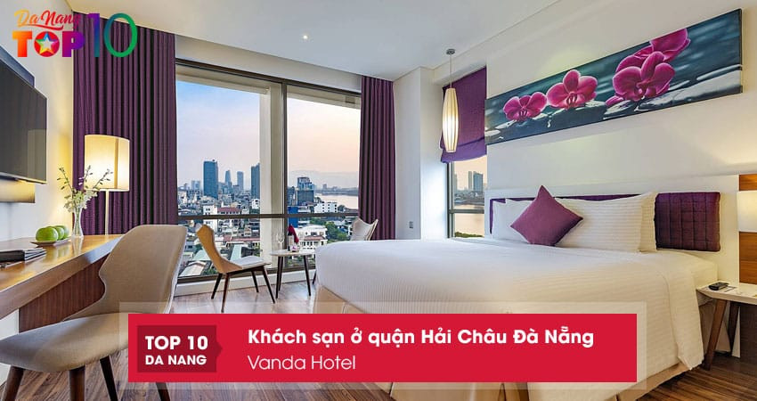 Vanda Hotel với kiến trúc hiện đại và phòng ốc sang trọng