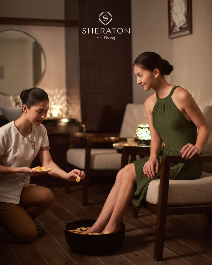Vincharm Spa tại Sheraton Hai Phong cung cấp các liệu pháp chăm sóc sức khỏe và làm đẹp chuyên nghiệp