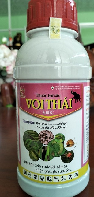 Thuốc trừ sâu VOI THÁI 3.6EC do CÔNG TY TNHH NÔNG NGHIỆP XANH VÀ XANH cung cấp