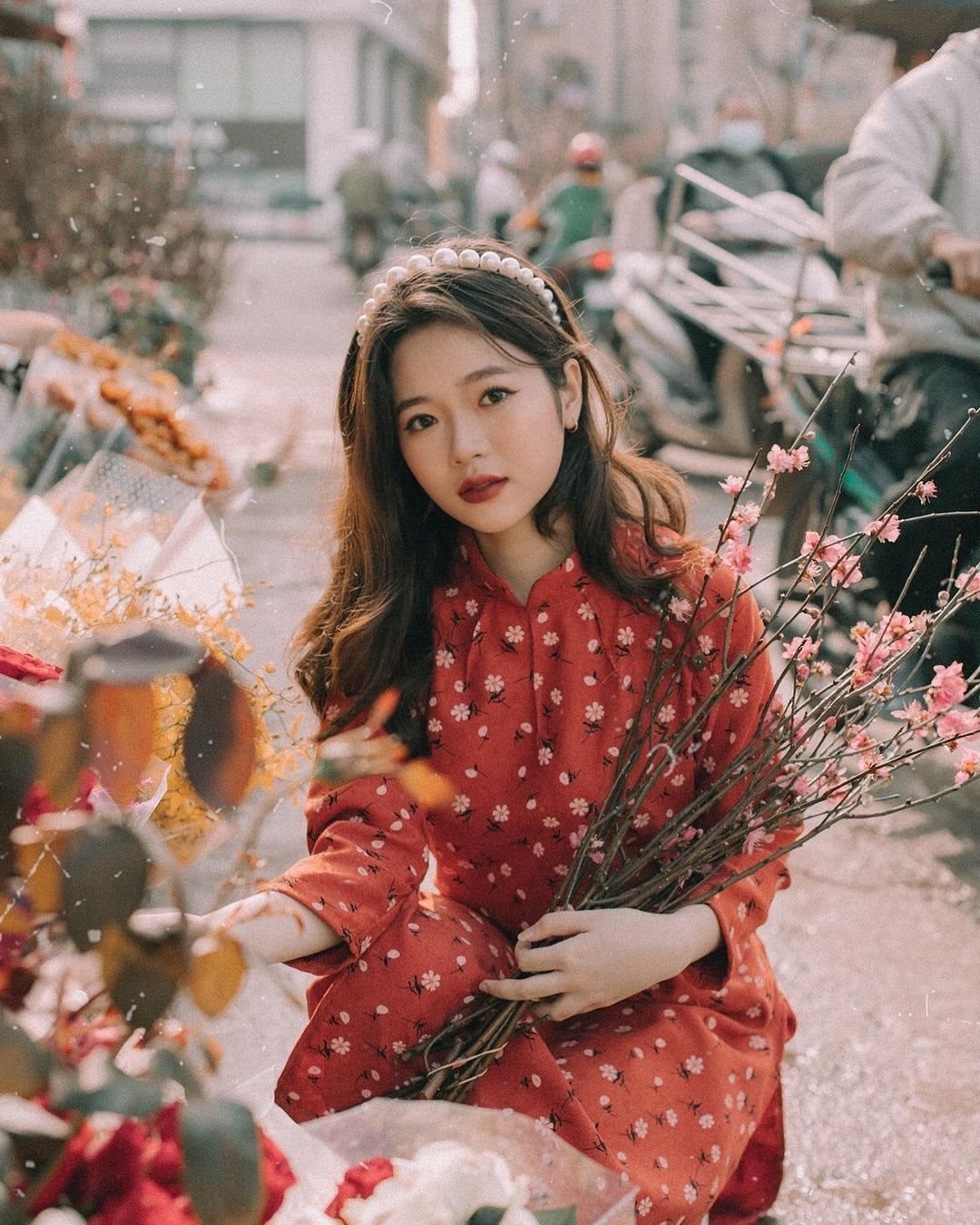 Vườn hoa Quảng Bá rực rỡ sắc màu
