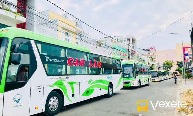 Xe khách Cao Lâm đời mới trên tuyến Sài Gòn đi Phan Thiết