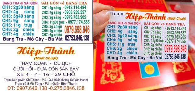 Xe Hiệp Thành Bến Tre đi Cần Thơ
