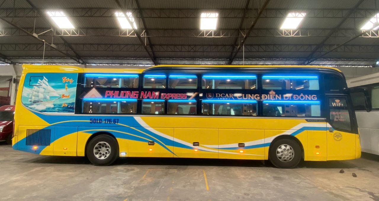 Hình ảnh xe giường nằm chất lượng cao của Phương Trang chạy tuyến Nha Trang đi Sài Gòn