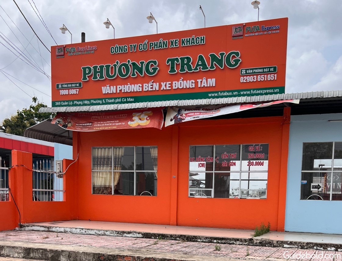 Xe Phương Trang Đồng Tâm Cà Mau