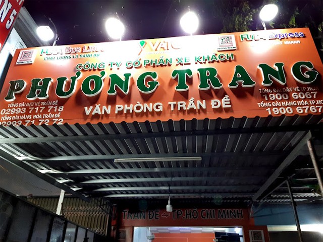 Xe Phương Trang Trần Đề Sóc Trăng