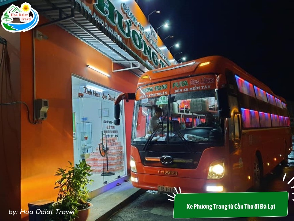 Xe Phương Trang từ Cần Thơ đi Đà Lạt
