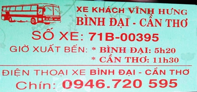 Xe Vĩnh Hưng