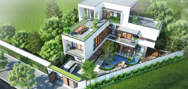 Dự án nhà phố hiện đại tại Bình Phước được thiết kế bởi CÔNG TY TNHH THIẾT KẾ T&amp;T