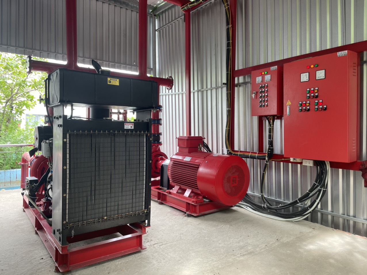 Bình chữa cháy và thiết bị PCCC được lắp đặt tại Công ty TNHH Thương mại Vạn An