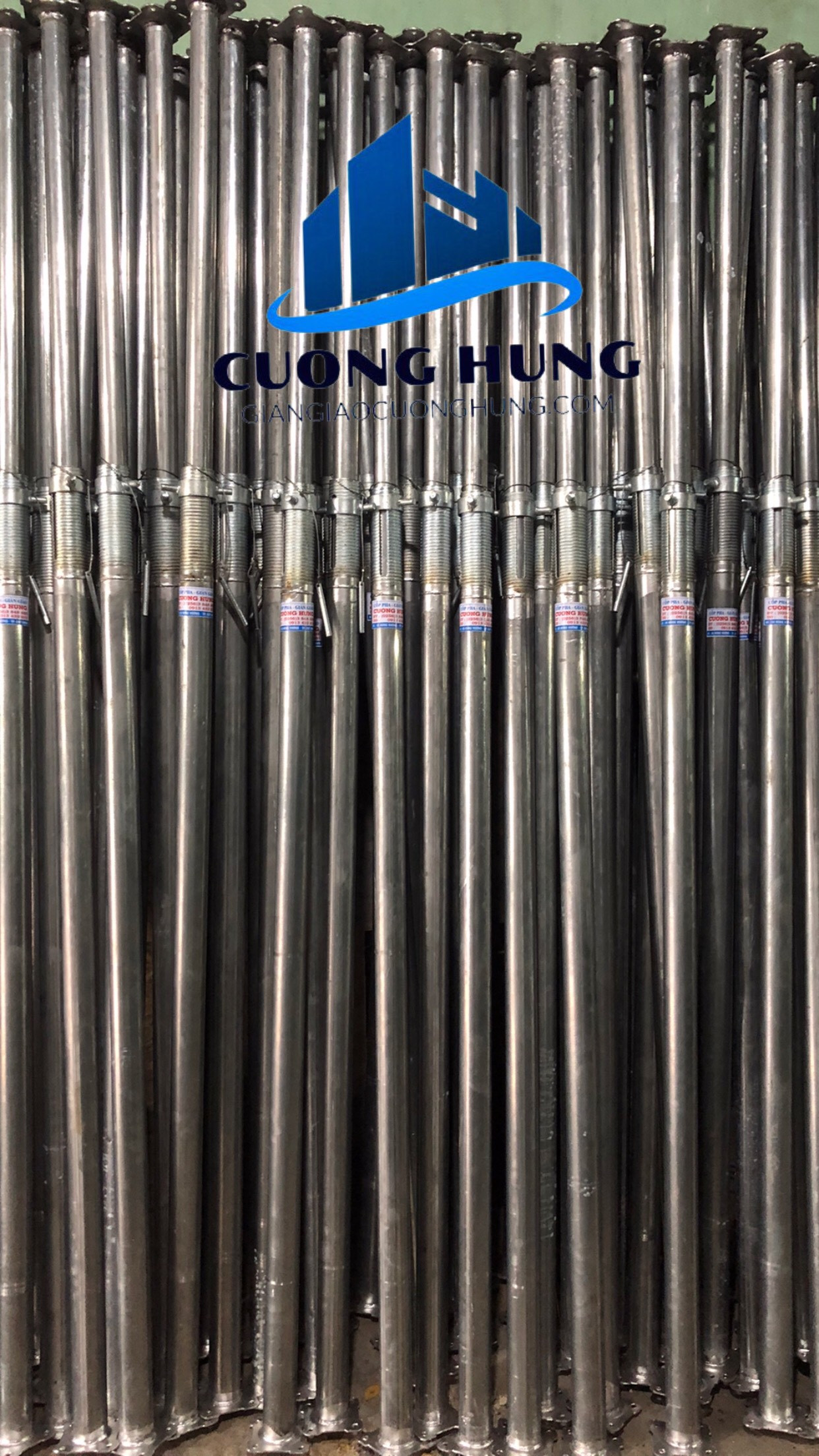 Cây chống tăng điều chỉnh, giải pháp linh hoạt từ công ty tnhh giàn giáo hùng cường.