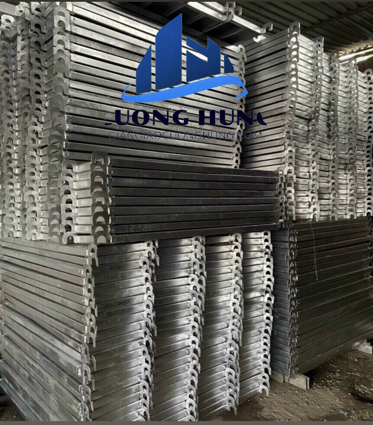 Giàn giáo lắp đặt hoàn chỉnh, minh chứng cho năng lực của công ty tnhh giàn giáo hùng cường.