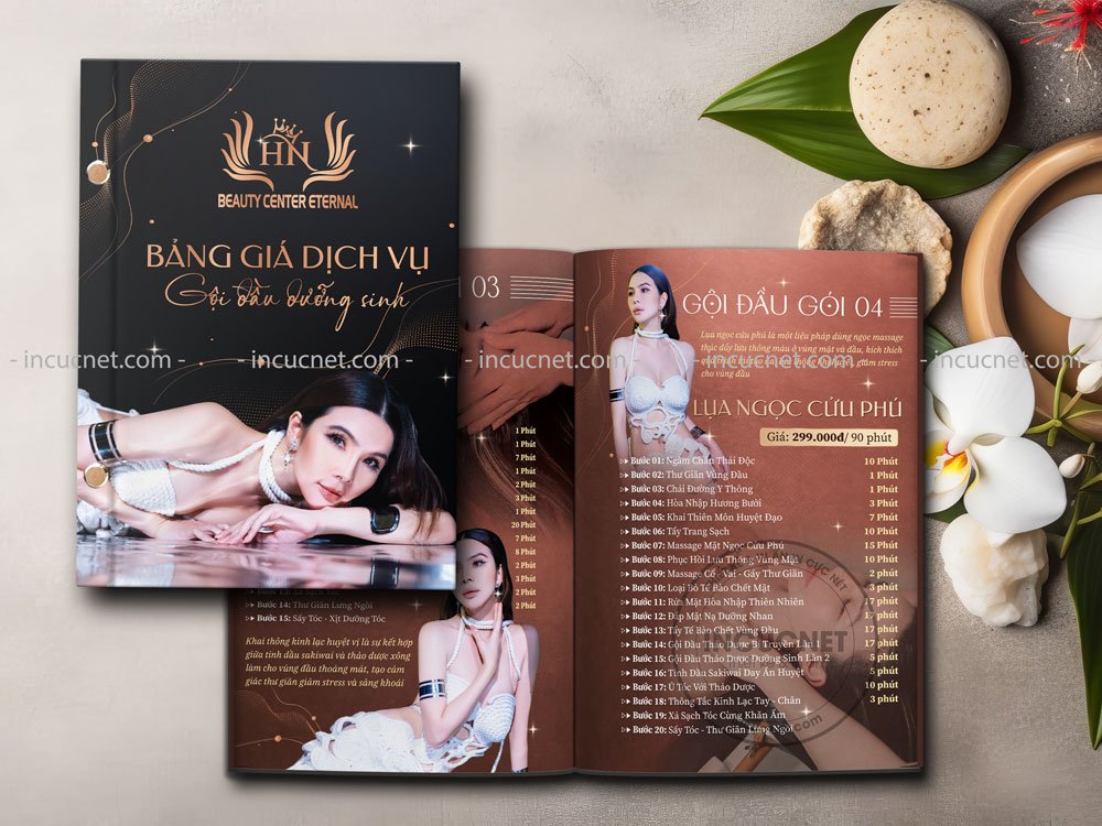 Menu spa mẫu 12
