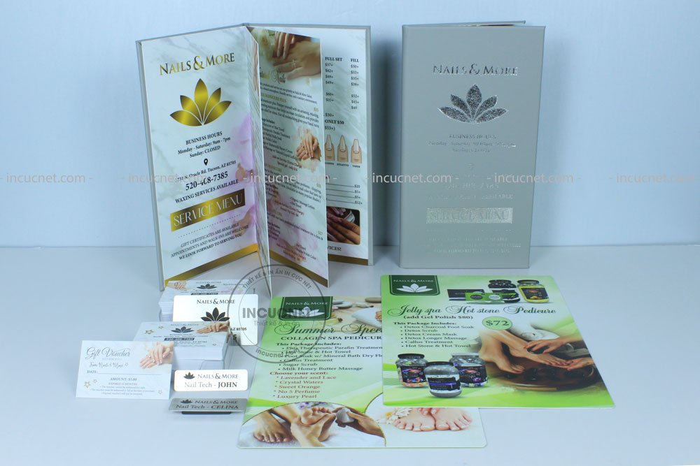 Menu spa mẫu 4