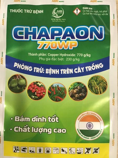 CHAPAON 770WP, thuốc trị nấm khuẩn từ CÔNG TY TNHH NÔNG NGHIỆP XANH VÀ XANH